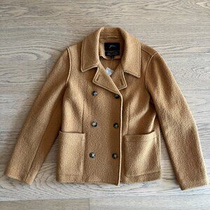 J.Crew Double Breasted Italian Boiled Wool Peacoat
